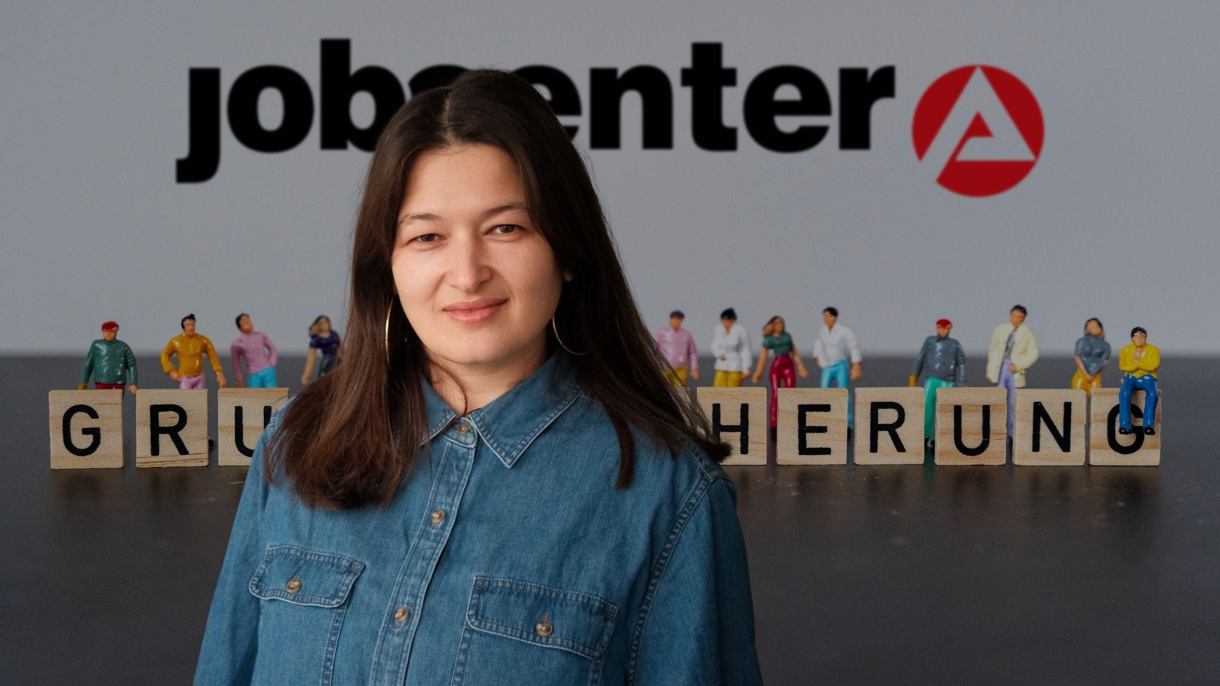 A job center employee in Berlin-Neukölln, where work incentive calculations happen daily