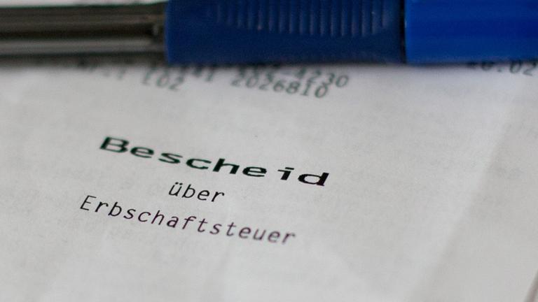 German inheritance tax notice