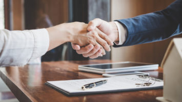 Real Estate Agent Handshake