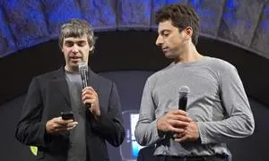 Larry Page (links) und Sergey Brin haben im Jahr 1998 einen neuen Algorithmus für Suchmaschinen erfunden.