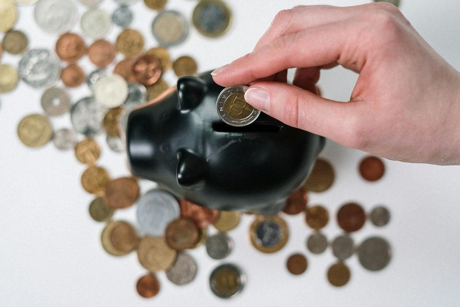 A visual representation of debt versus investment, showing a balance between financial responsibility and growth