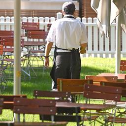 Empty restaurant tables