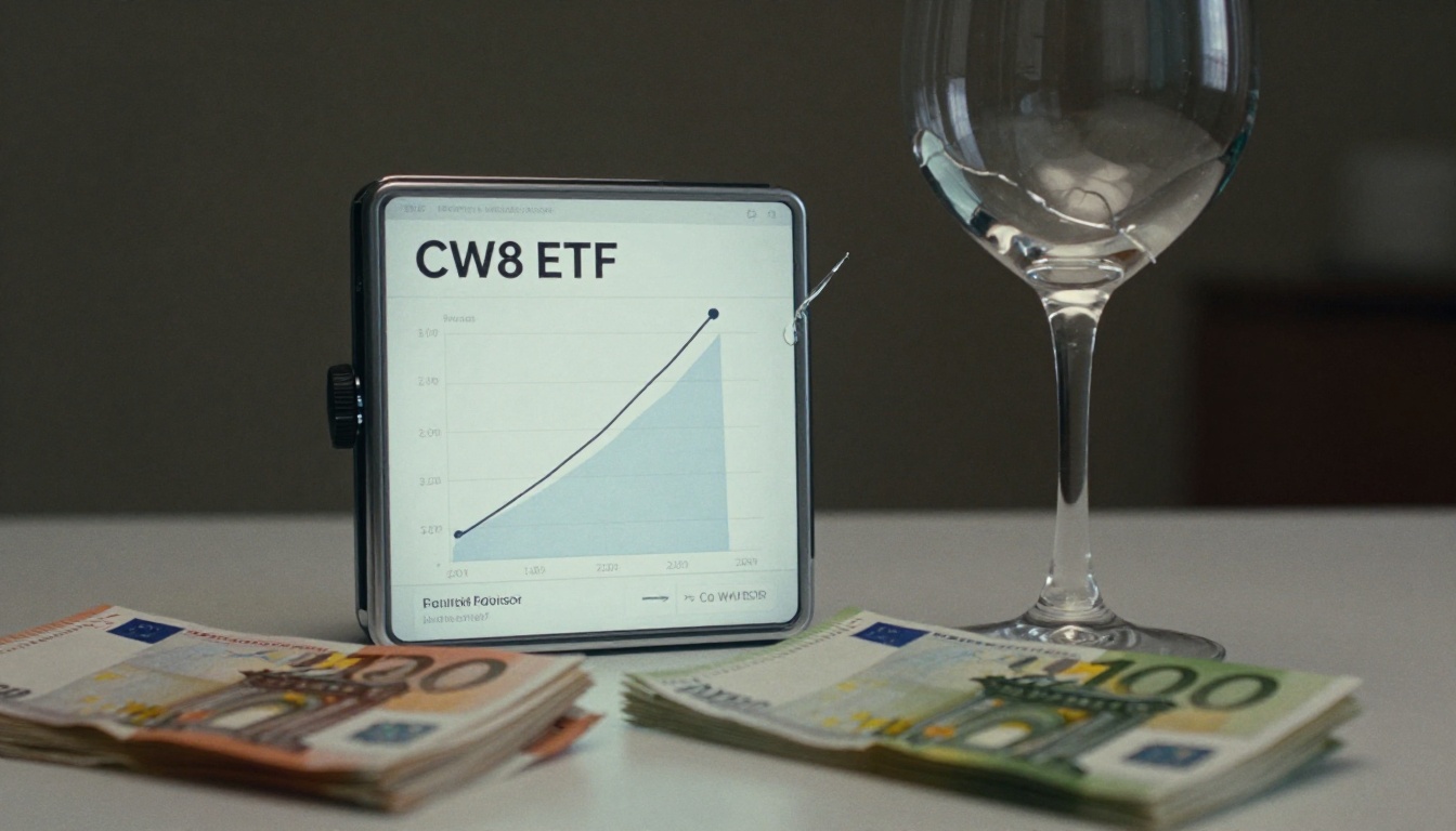 Comparative performance chart of managed vs DIY investment strategies in France