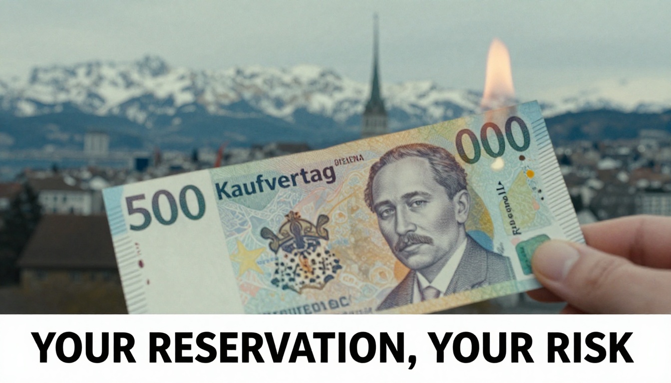 Zurich Real Estate’s CHF 50k Gamble: Why Your Reservation Payment Could Vanish Without a Treuhandkonto (Escrow Account)
