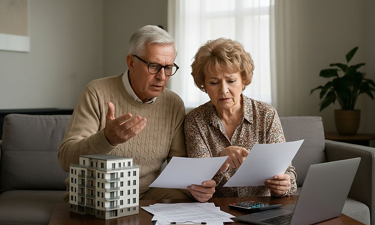 Wohnanlage im Stockwerkeigentum mit Fokus auf Eigentümergemeinschaft und Verwaltung