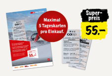 Special day pass offer CHF 55