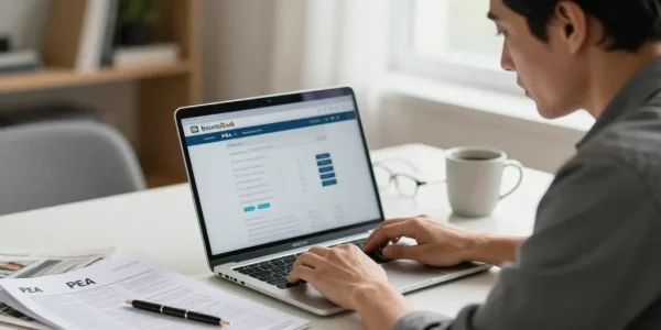 A French investor analyzing their PEA portfolio