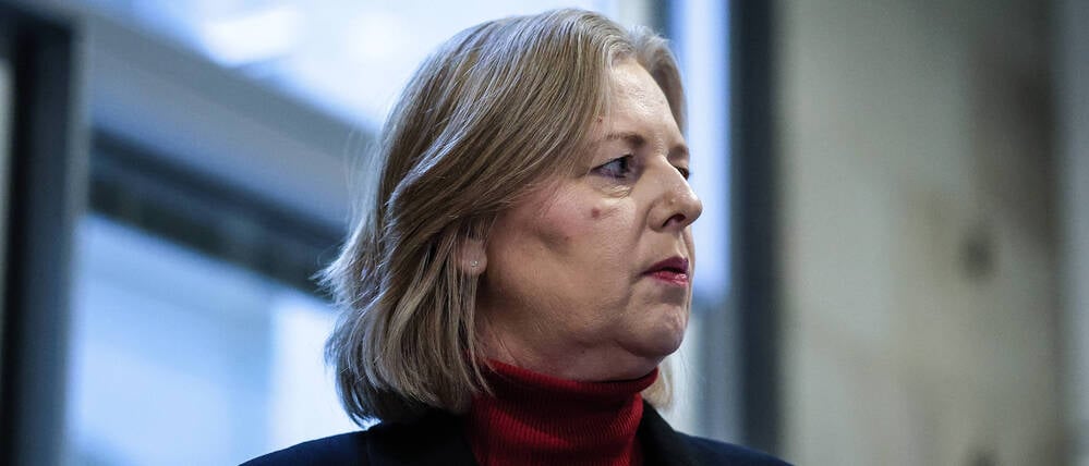 SPD leaders Bärbel Bas and Lars Klingbeil presenting their health financing proposal