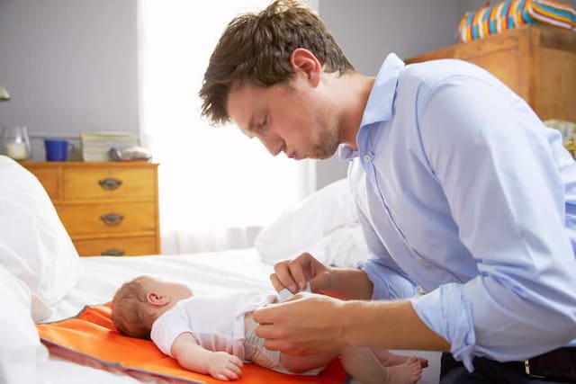 Stinkige Aufgabe: das Windelwechseln