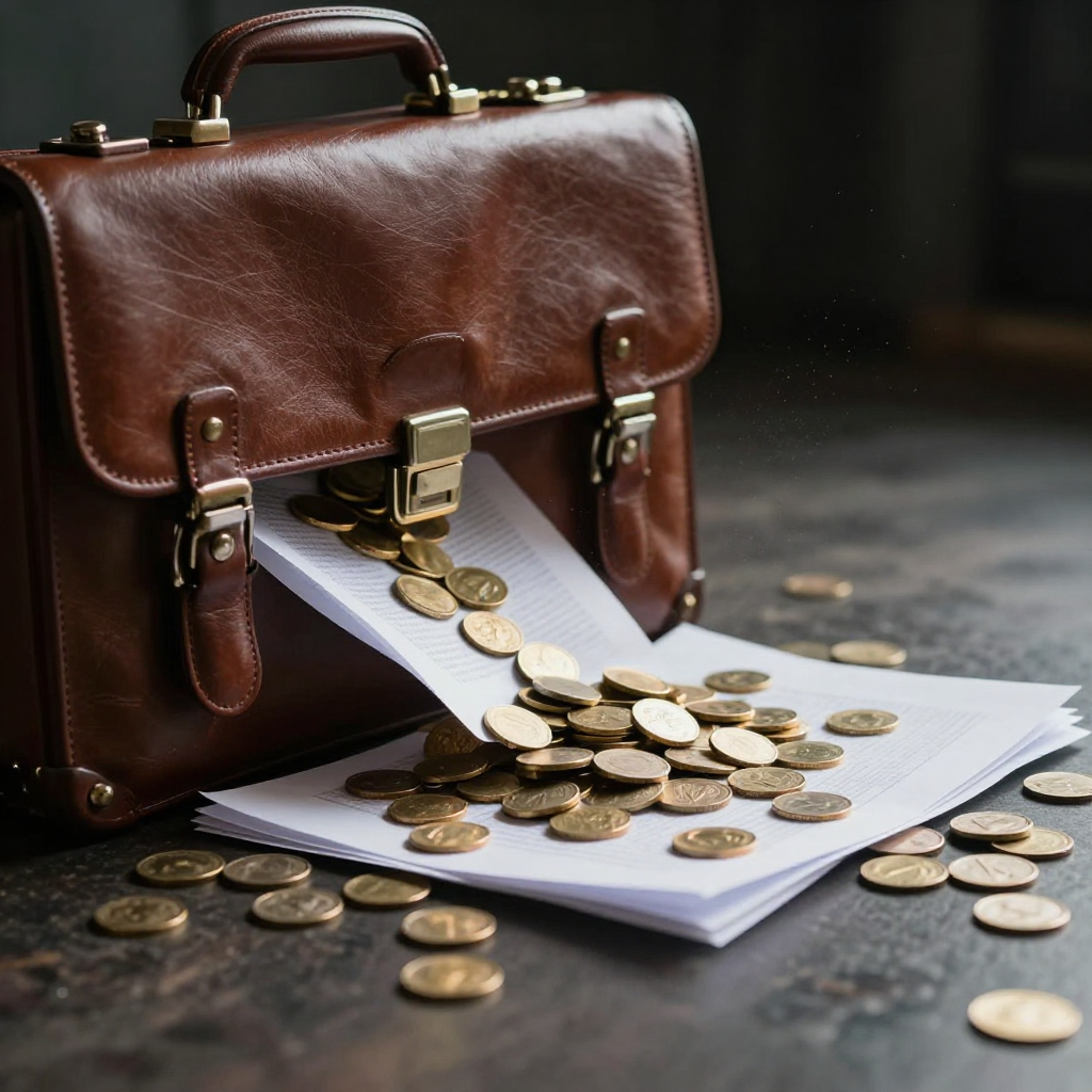 Financial advice vs sales concept illustration