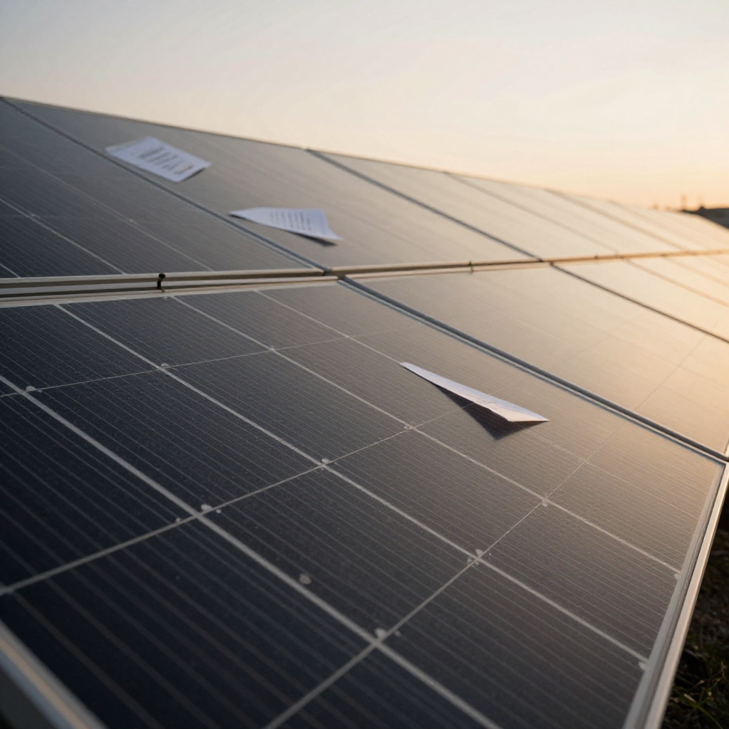 Featured graphic illustrating ROI comparison between solar panels and MSCI World ETFs showing tangible assets outperforming stocks in Germany