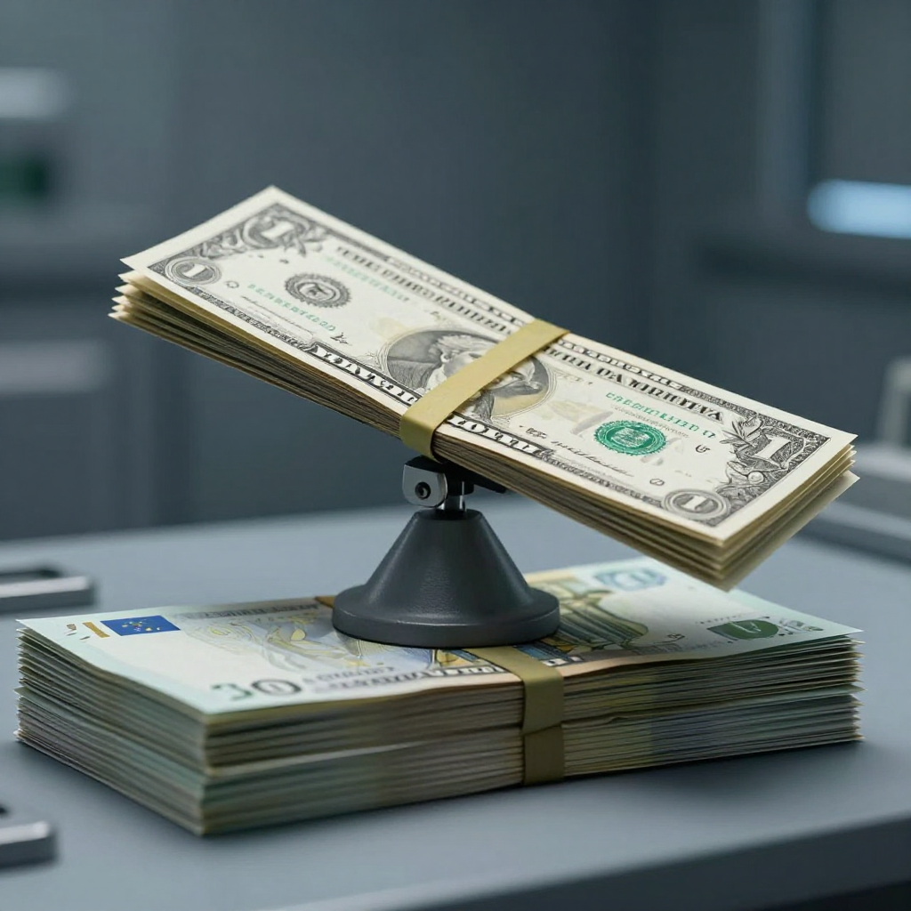 Minimalistic workspace setup symbolizing financial planning and wealth management