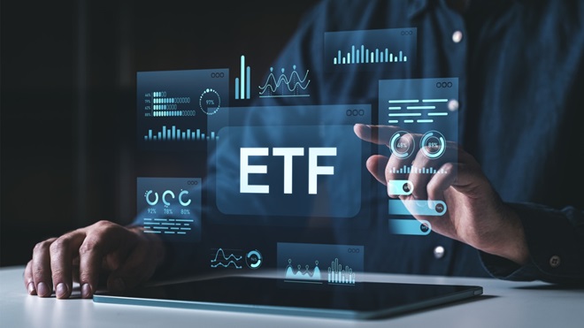 Buying ETFs online interface