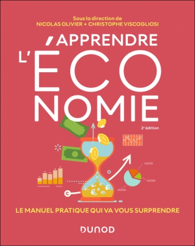 Cover of the book Apprendre l'économie showing students and economic diagrams
