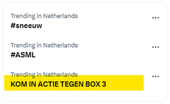 Infographic showing Box 3 tax pressure on unrealized investment gains