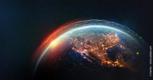 Chart showing global portfolio weightings comparing BIP/GDP vs Market Cap allocation