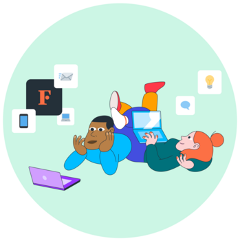 Two people working together on a laptop planning finances