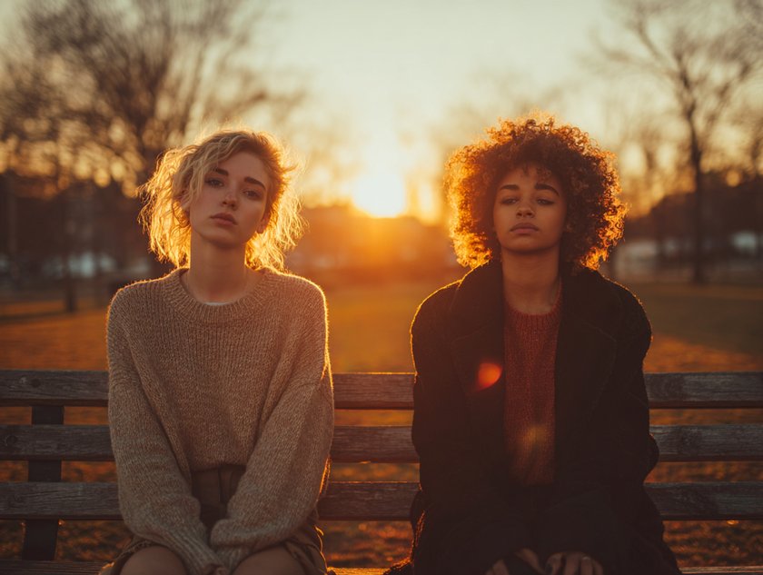 Visual concept of friendship boundaries and cost calculations