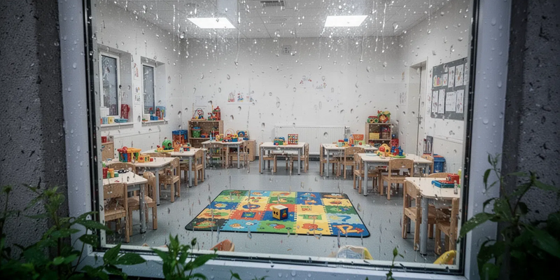 Chart depicting childcare costs versus savings impact